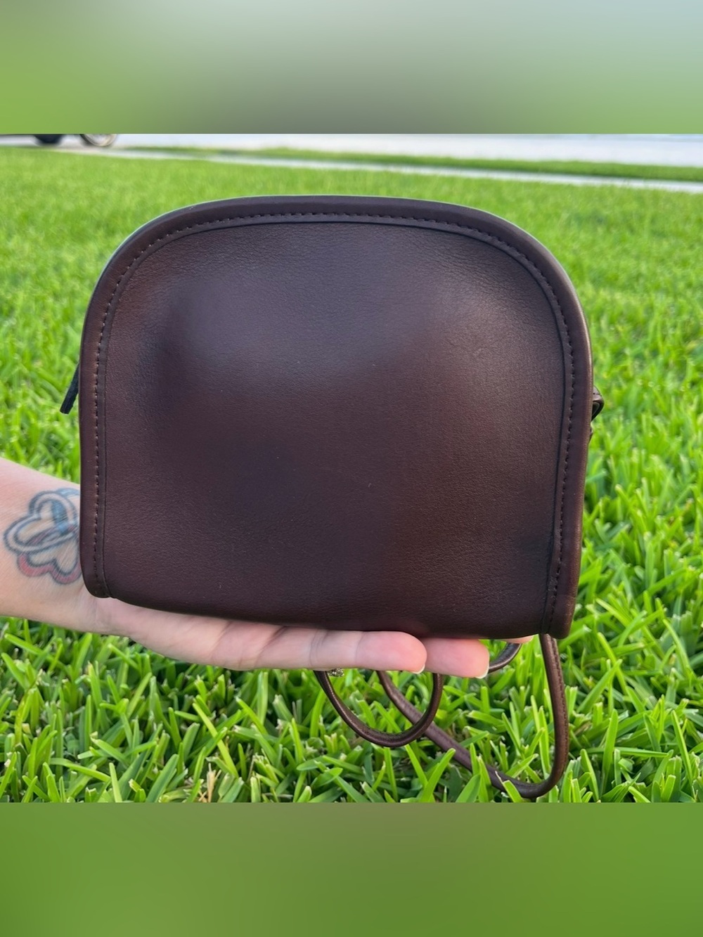 Vintage Coach Abby zip Leather Crossbody